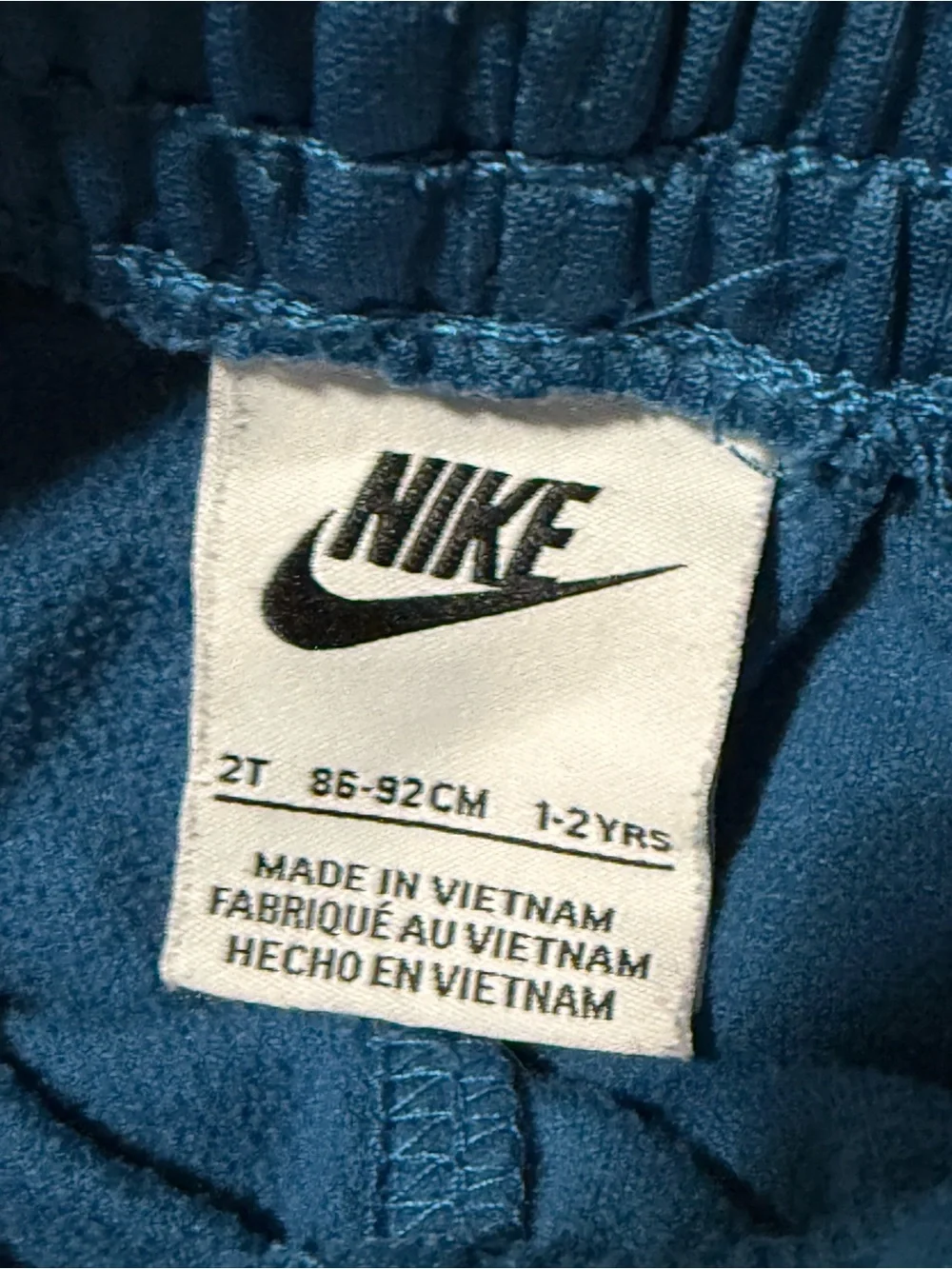 Nike Toddler 2-Piece Track Suit Set Boy’s Sz 2 / Teal & Light Blue - Picture 3 of 5